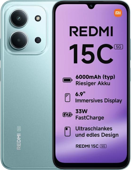 Smartfon Xiaomi Redmi 15C Mint Green 8GB/256GB